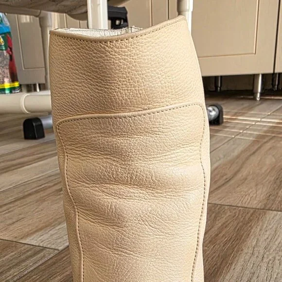 Chanel Blizzard Black&White Knee High Boots Retail $1500 37C - Picture 6 of 16